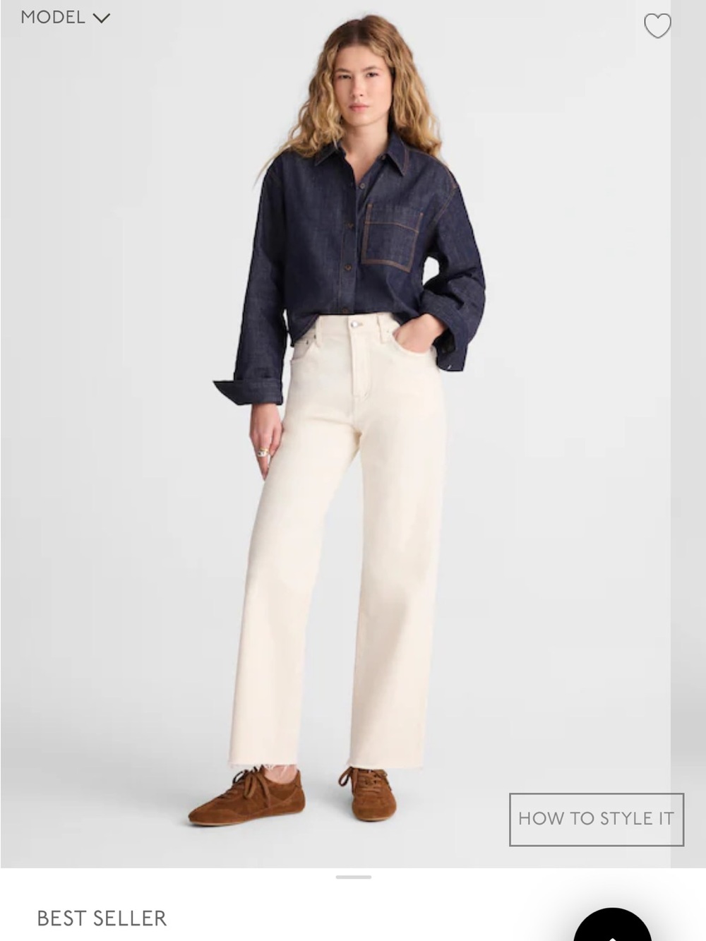 Madewell Perfect Vintage Wide Leg Crop Jean - Picture 2 of 11